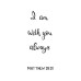 Kaart 'I am with you always'